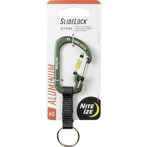 Nite Ize, NITE Ize Schlüssel-Karabiner NI-CSLAW3-08-R6 Oliv 1 St., NITE Ize Schlüssel-Karabiner NI-CSLAW3-08-R6 Oliv 1 St.