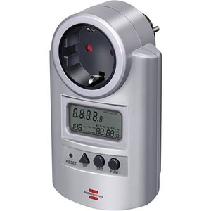 Brennenstuhl, Brennenstuhl ENERGIE-KOSTEN-MESSGERÄT PM231E CH-Version Energiekosten-Messgerät integrierte Kindersicherung, Brennenstuhl Energiemessgerät PM 231 E