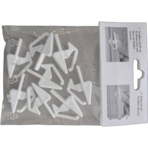 Alutec, Schiebeverschlüsse für Kunststoffbehälter Weiß Alutec 05310 8 St., ALUTEC, Zubehör Werkstatt, ALUTEC Schiebeverschlüsse 8 Stk. zu Kunststoffbox, Produkte & Wohnen