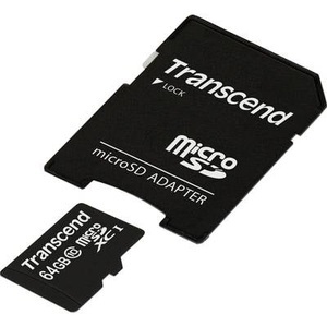 Transcend, Transcend Premium microSDXC-Karte 64 GB Class 10, UHS-I inkl. SD-Adapter, Transcend microSDXC, 64GB, Card, 300x, UHS-I, U1, incl. SD-Adapter, TS64GUSDXC10
