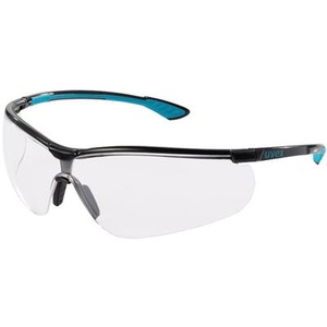 Uvex, Uvex sportstyle 9193376 Schutzbrille Schwarz, Grün, uvex Schutzbrille Sportstyle, Klar