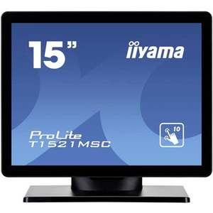 Iiyama, Iiyama T1521MSC-B1 Touchscreen-Monitor 38.1 cm (15 Zoll) 1024 x 768 Pixel 4:3 8 ms VGA, USB TN LED, 