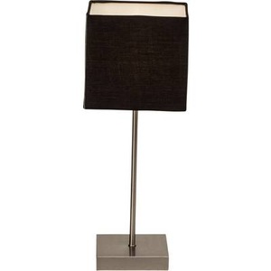 Brilliant, Tischlampe LED E14 40 W EEK: abhängig v. Leuchtmittel (A++ - E) Brilliant Aglae 94873/63 Charcoal, Chrom (satiniert), Brilliant Aglae 94873/63 Tischlampe LED E14 40 W Charcoal, Chrom (satiniert)