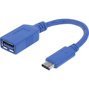 Manhattan, Manhattan USB 2.0, USB 3.0 Adapter [1x USB 3.0 Buchse A - 1x USB-C™ Stecker] 353540 Einzelschirm, Folienschirm, Manhattan USB-C to USB-A Cable, 15cm, Male to Female, 5 Gbps (USB 3.2 Gen1 aka USB 3.0)
