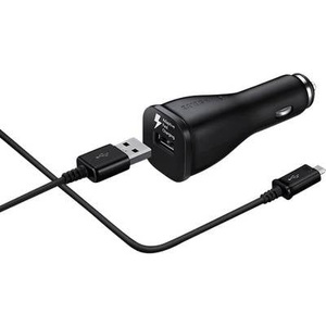 Samsung, Samsung EP-LN915U KFZ Handy Ladegerät mit Schnellladefunktion Micro USB Schwarz, 
