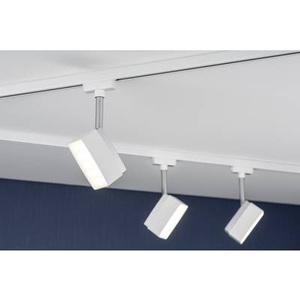 Paulmann, Paulmann URail Pedal LED-Spot in Weiß, Paulmann Pedal Hochvolt-Schienensystem-Leuchte URail LED fest eingebaut 5 W LED Weiß