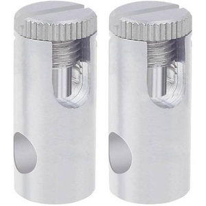 Paulmann, Paulmann 97283 Niedervolt-Seilsystem-Komponente Stromeinspeisung 2er Set Chrom (matt), Paulmann 97283 Niedervolt-Seilsystem-Komponente Stromeinspeisung 2er Set Chrom (matt)