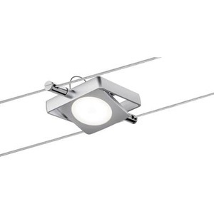 Paulmann, Paulmann MacLED Niedervolt-Seilsystem-Leuchte EEK: LED (A++ - E) Universell LED fest eingebaut 4 W LED Chrom (matt), 