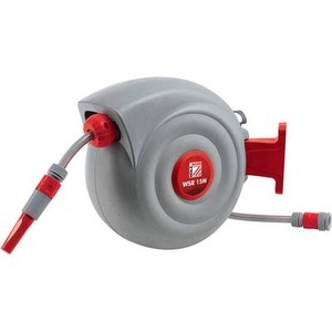 Holzmann Maschinen, Holzmann Maschinen WSR15M 1/2 Zoll 15 m Grau, Rot Gartenschlauchaufroller, Holzmann Maschinen WSR15M WSR15M 15 m 1/2 Zoll 1 St. Grau, Rot Gartenschlauchaufroller