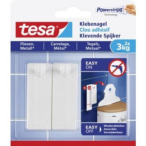 Tesa, tesa® Klebenagel Weiß tesa Inhalt: 1 Pckg., Tesa Klebenagel, 3kg, Fliesen & Metall, 77763-00000
