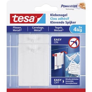 Tesa, tesa® Klebenagel Weiß tesa Inhalt: 1 Pckg., Tesa Klebenagel, 4 kg, Fliesen & Metall, 77766-00000