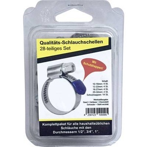 Kash, Kash 3771310001 Schlauchschelle 10 - 32 mm, Kash 3771310001 Schlauchschelle 10 - 32 mm 28-teilig