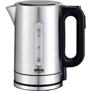 SILVA SCHNEIDER, Silva Schneider Wasserkocher schnurlos Edelstahl, Silva Schneider Wasserkocher Edelstahl Fassungsvermögen: 1.7 l