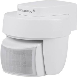 Homematic IP, Homematic IP Bewegungsmelder HmIP-SMO mit Dämmerungssensor – außen, weiß, für Smart Home / Hausautomation, Homematic IP Funk Bewegungsmelder HmIP-SMO