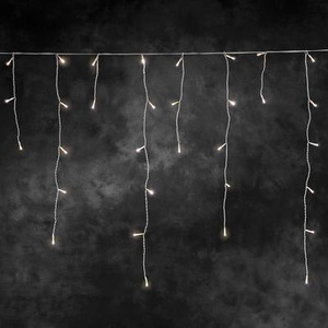 Konstmide CHRISTMAS, LED-Lichtervorhang Eisregen warmweiß weiß 11m, KONSTSMIDE LED-Lichtervorhang »45148 m Weiss 336 LED Outdoor«, 336 St.-flammig