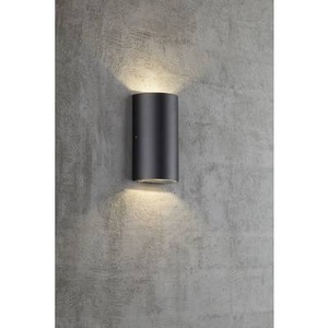 Nordlux, Nordlux Rold 84141003 LED-Außenwandleuchte EEK: LED (A++ - E) 10 W Warm-Weiß Schwarz, Nordlux Rold 84141003 LED-Außenwandleuchte LED LED fest eingebaut 10 W Schwarz