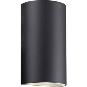 Nordlux, Nordlux Rold 84141003 LED-Außenwandleuchte EEK: LED (A++ - E) 10 W Warm-Weiß Schwarz, Nordlux Rold 84141003 LED-Außenwandleuchte LED LED fest eingebaut 10 W Schwarz