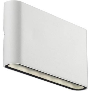 Nordlux, Nordlux Kinver 84181001 LED-Außenwandleuchte EEK: LED (A++ - E) 6 W Warm-Weiß Weiß, Nordlux Wandlampe aussen Kinver