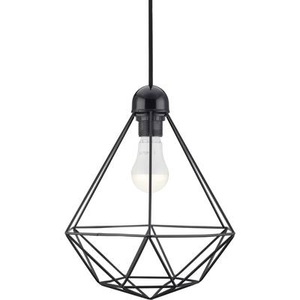 Nordlux, Modische Pendellampe Tees, Nordlux Tees 84863003 Pendelleuchte LED E27 60 W Schwarz
