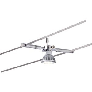 Paulmann, Paulmann Togo Niedervolt-Seilsystem-Leuchte EEK: abhängig v. Leuchtmittel (A++ - E) Universell GU5.3 10 W LED Chrom, Paulmann Togo Niedervolt-Seilsystem-Leuchte Universell GU5.3 10 W LED Chrom