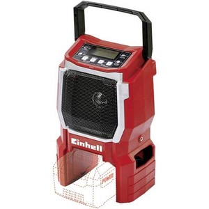 Einhell, Einhell Power X-Change TE-CR 18 Li - Solo UKW Baustellenradio, Outdoorradio AUX Rot, 