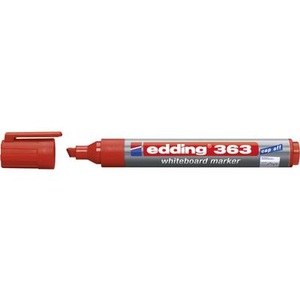 edding, Edding Whiteboardmarker edding 363 Rot 4-363002, Edding 363, Whiteboard Marker, 1-5mm, rot, 363-002
