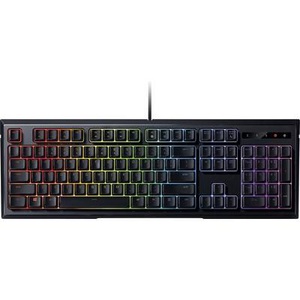 Razer, Razer Ornata Chroma USB-Gaming-Tastatur Ergonomisch, Handballenauflage Deutsch, QWERTZ, Windows® Schwarz, 