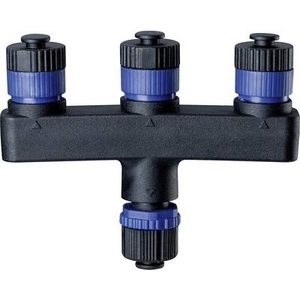 Paulmann, Beleuchtungssystem Plug&Shine 3fach-Verteiler Paulmann 93929 Schwarz, Paulmann Kabelverteiler Plug & Shine 3-fach