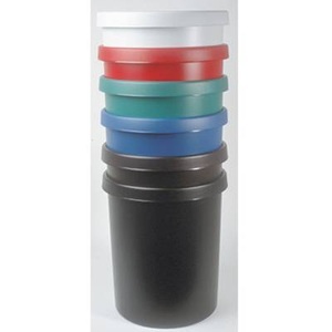 Helit, helit Kunststoff-Papierkorb Volumen 45 l, HxØ 480 x 390 mm schwarz, VE 2 Stk, Helit the german H6106295 Papierkorb 45 l (Ø x H) 390 mm x 480 mm Polyethylen Schwarz 1 St.