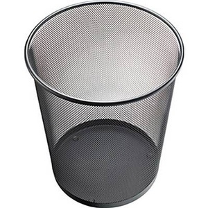 Helit, Helit Papierkorb the circle network H2518595 15 l (Ø x H) 265 mm x 280 mm Metall Schwarz 1 St., Helit the circle network H2518595 Papierkorb 15 l (Ø x H) 265 mm x 280 mm Metall Schwarz 1 St.