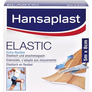 undefined, 1556523 Hansaplast ELASTIC Pflaster (L x B) 5 m x 8 cm, Hansaplast 1556523 Heftpflaster 5 m x 8 cm 1 St.