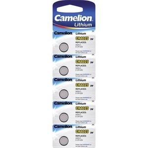 Camelion, Lithium Knopfzelle CR1225, 3 Volt - 5 Stück, 