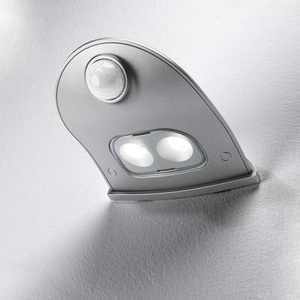 LEDVANCE, LEDVANCE Door Down LED-Außenwandleuchte, silber, Ledvance LED Wandleuchte Silber 0.95W