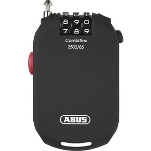 ABUS, ABUS Kabelschloss Schwarz Zahlenschloss, ABUS Combiflex Pro 2502 Roll-Kabelschloss stark Zahlen schwarz 2022 Veloschlösser