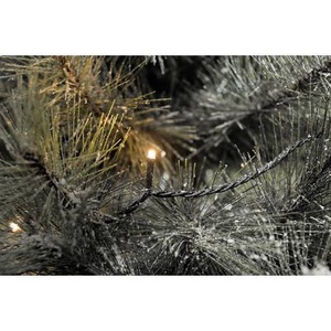Gnosjö Konstsmide, Micro-LED-Lichterkette outdoor, LED-Lichterkette Micro, 80-flg. schwarz/bernstein