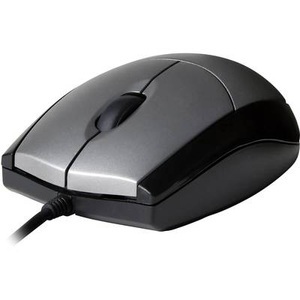V7 Videoseven, V7 Videoseven MV3000010-5EC USB-Maus Optisch Schwarz/Silber, V7 MV3000 full sized Plug & Play USB optical LED mouse - Maus - optisch - 3 Tasten - kabelgebunden - USB
