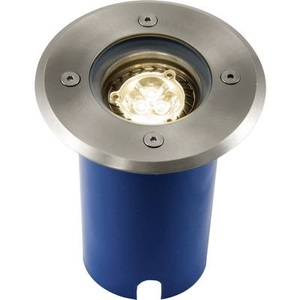 Heitronic, Bodeneinbaustrahler Potsdam, IP67, rund, HEITRONIC Bodeneinbaustrahler Potsdam, rund, GU10-Fassung, Edelstahlblende, begehbar, IP67
