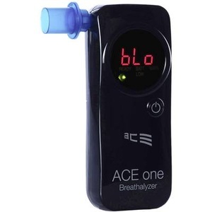 Ace, ACE one Alkoholtester Schwarz 0 bis 4 ‰ inkl. Display, Countdown-Funktion, Verschiedene Einheiten anzeigbar, 