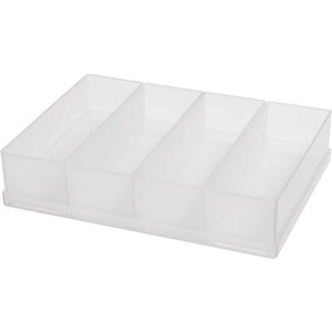 raaco, raaco Sortimentskoffer-Einsatz (L x B x H) 220 x 160 x 47 mm Anzahl Fächer: 4, raaco Sortimentskoffer-Einsatz (L x B x H) 220 x 160 x 47 mm Anzahl Fächer: 4 Inhalt 1 St.