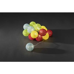 Konstsmide, Konstsmide 3136-503 Motiv-Lichterkette Kugeln Innen EEK: A (A++ - E) netzbetrieben 16 LED Warm-Weiß Beleuchtete Länge: 3, 