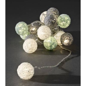 Konstsmide, Konstsmide 3135-543 Motiv-Lichterkette Kugeln Innen EEK: A (A++ - E) netzbetrieben 16 LED Warm-Weiß Beleuchtete Länge: 3, 