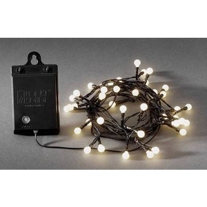 Konstmide CHRISTMAS, Für außen- Lichterkette LED 40-flg. warmweiß, Batt, Für außen- Lichterkette LED 40-flg. warmweiß, Batt