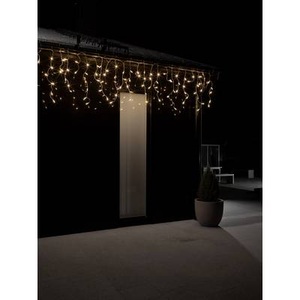 Konstmide CHRISTMAS, LED-Lichtervorhang Eisregen für außen, 96-flammig, LED-Lichtervorhang Eisregen für außen, 96-flammig