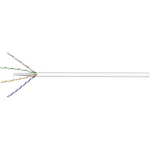 Goobay, Goobay 94965 Netzwerkkabel CAT 6 U/UTP 4 x 2 x 0.25 mm² Weiß 100 m, Netzwerkkabel Cat.6, U/UTP