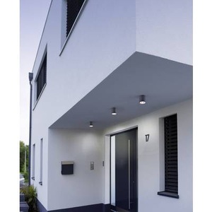 Paul Neuhaus, LED-Außendeckenleuchte 7 W Warm-Weiß EEK: LED (A++ - E) Paul Neuhaus 9673-13 Georg Anthrazit, Modernes oberflächenmontiertes Spotgrau inkl. LED IP54 - Domi