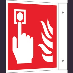 SafetyMarking, Hinweisschild Brandmelder Aluminium ISO 7010 1 St., 