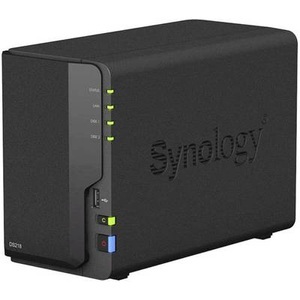 Synology, Synology DS218_CH NAS-Server Gehäuse 2 Bay USB 2.0 Frontanschluss, 
