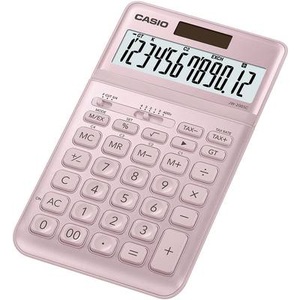 Casio, Casio JW-200SC Tischrechner Rosa Display (Stellen): 12 solarbetrieben, batteriebetrieben (B x H x T) 109 x 11 x 184 mm, Casio Tischrechner, 12-stellig, pink, JW-200SC-PK