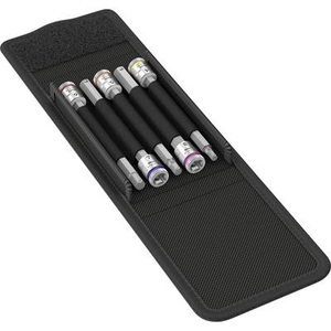 Wera, Wera 8740 05003345001 Außen-Sechskant Steckschlüssel-Bit-Einsatz-Set 5teilig 1/4 (6.3 mm), Bitnuss-Satz 8740 A HF 1 Zyklop, 5-teilig, Steckschlüssel