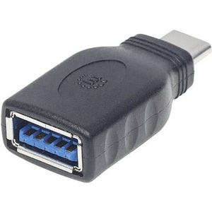 Manhattan, Manhattan USB 3.1 Adapter [1x USB 3.1 Stecker C - 1x USB 3.1 Buchse A] Adapter USB-C Stecker auf USB A Buchse USB 3.1,, Manhattan USB-C to USB-A Adapter, Male to Female, 5 Gbps (USB 3.2 Gen1 aka USB 3.0)